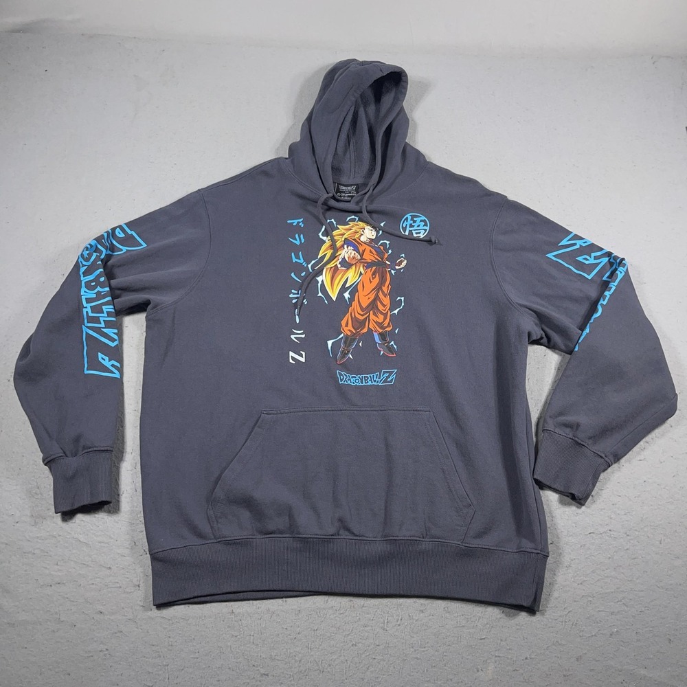 Dragon Ball Z Hoodie Mens Extra Large Goku Anime Graphic Pullover Toei Animation